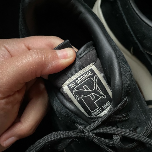 Puma black suede Mayu sneaker flatform platform gum sole - Picture 10 of 10